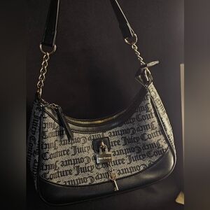 Juicy Couture Black and Gray Women's Bag